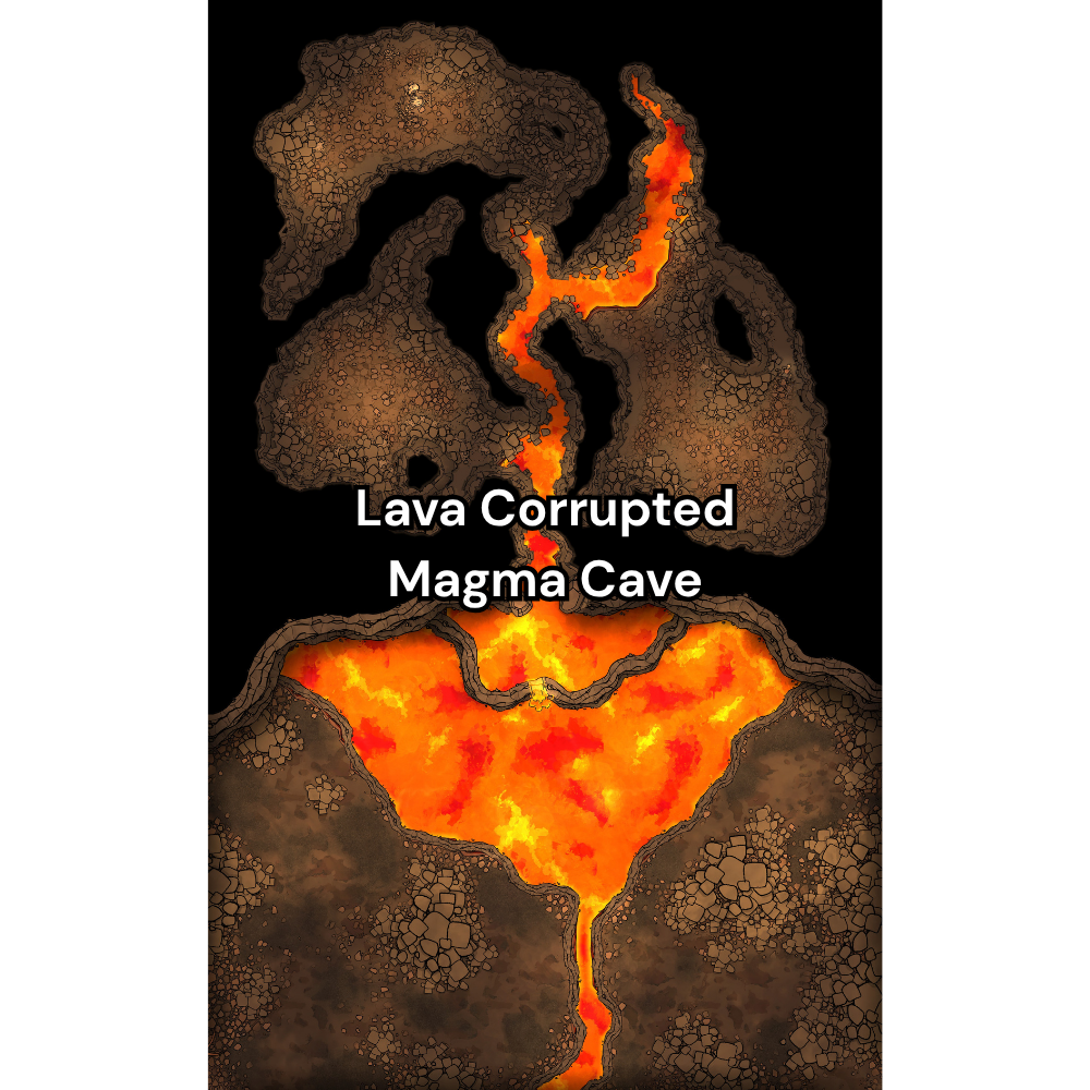 Waterfall Cave RPG Battlemap Pack [26x42]