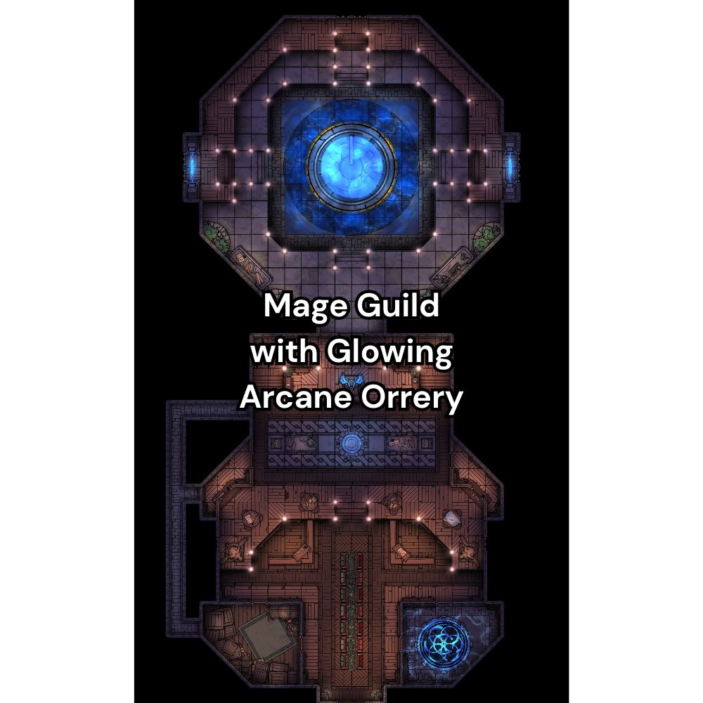 Guild Hall RPG Battlemap Pack [26x42]