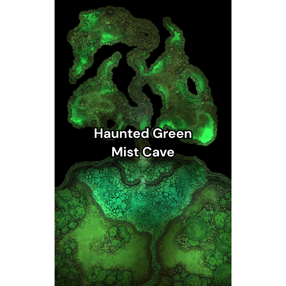 Waterfall Cave RPG Battlemap Pack [26x42]