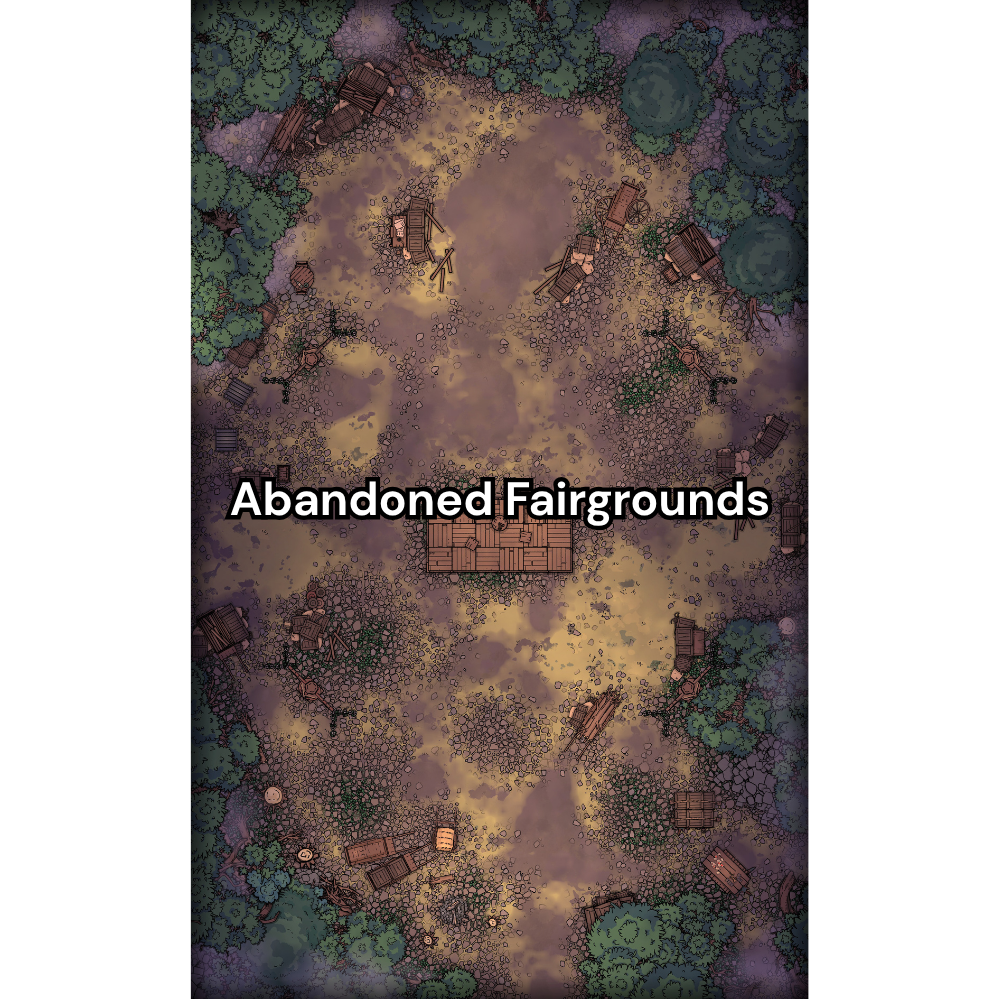 Festival Fairgrounds RPG Battlemap Pack [26x42]