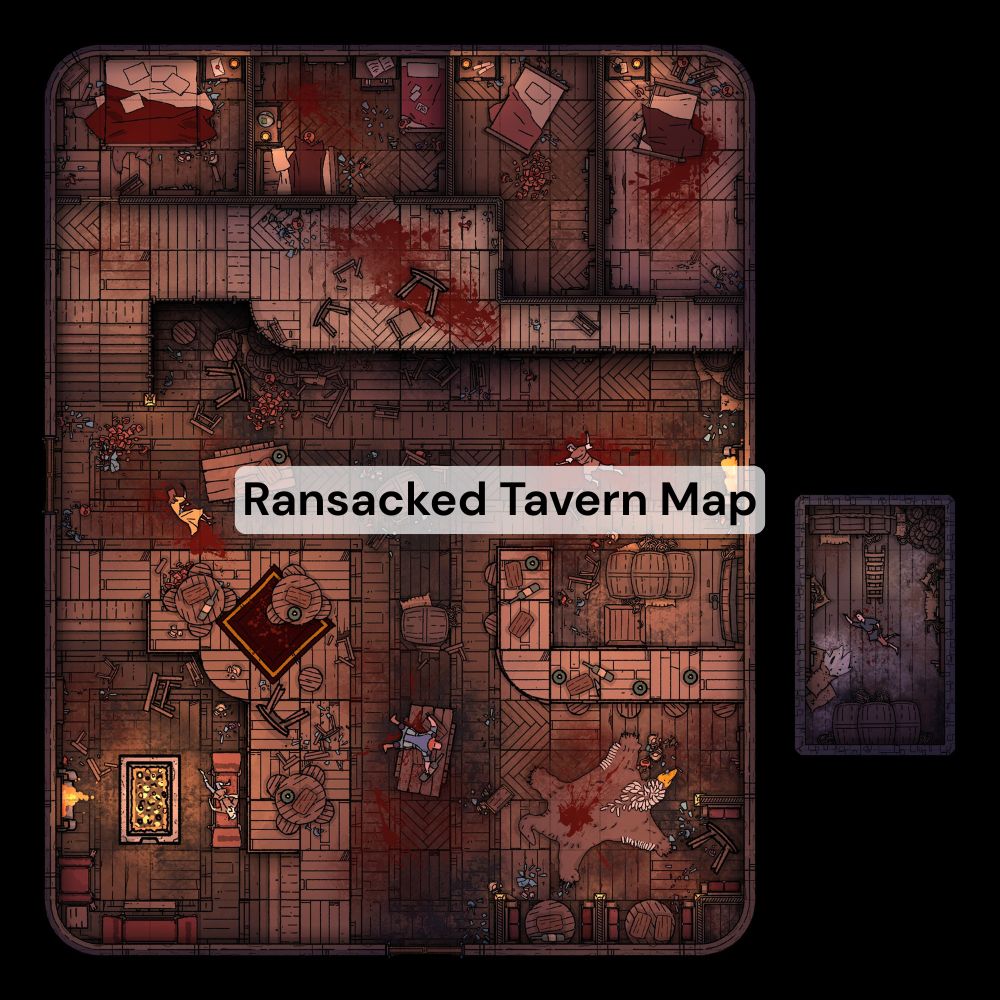 Ultimate Tavern Battle Map Bundle [20x20]