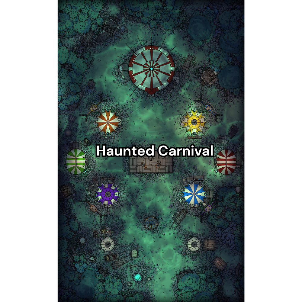 Festival Fairgrounds RPG Battlemap Pack [26x42]