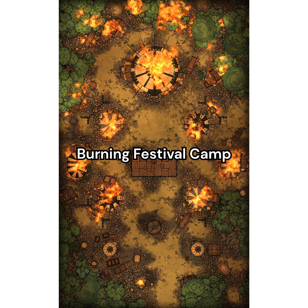 Festival Fairgrounds RPG Battlemap Pack [26x42]