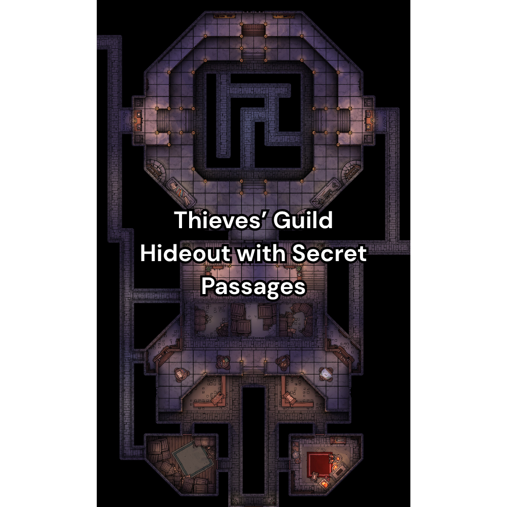 Guild Hall RPG Battlemap Pack [26x42]
