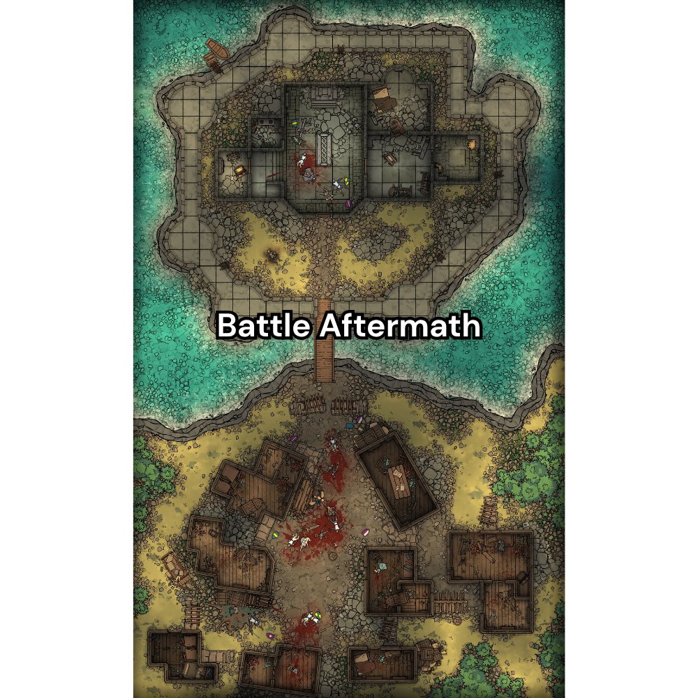 Coastal Fort RPG Battlemap Pack [26x42]