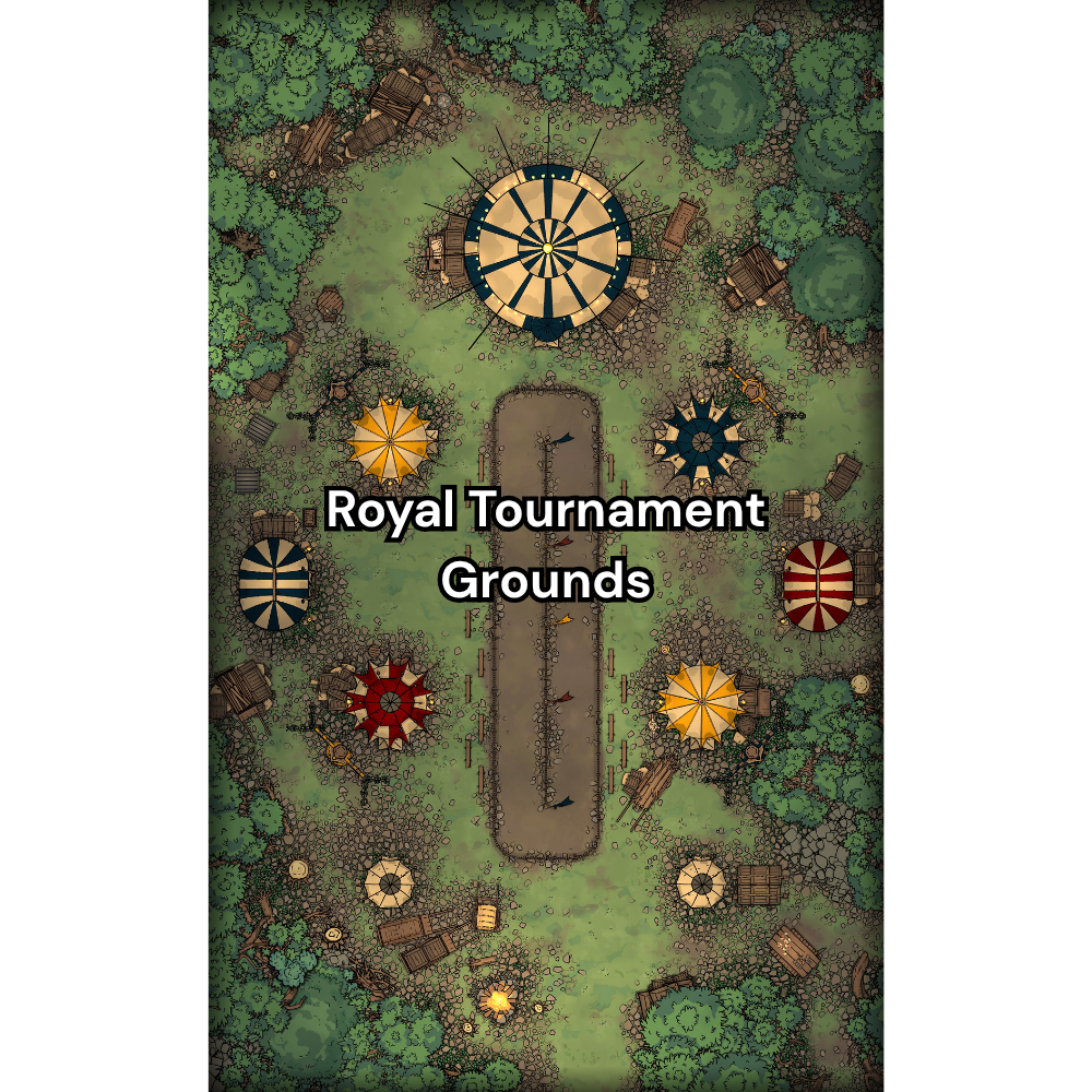 Festival Fairgrounds RPG Battlemap Pack [26x42]