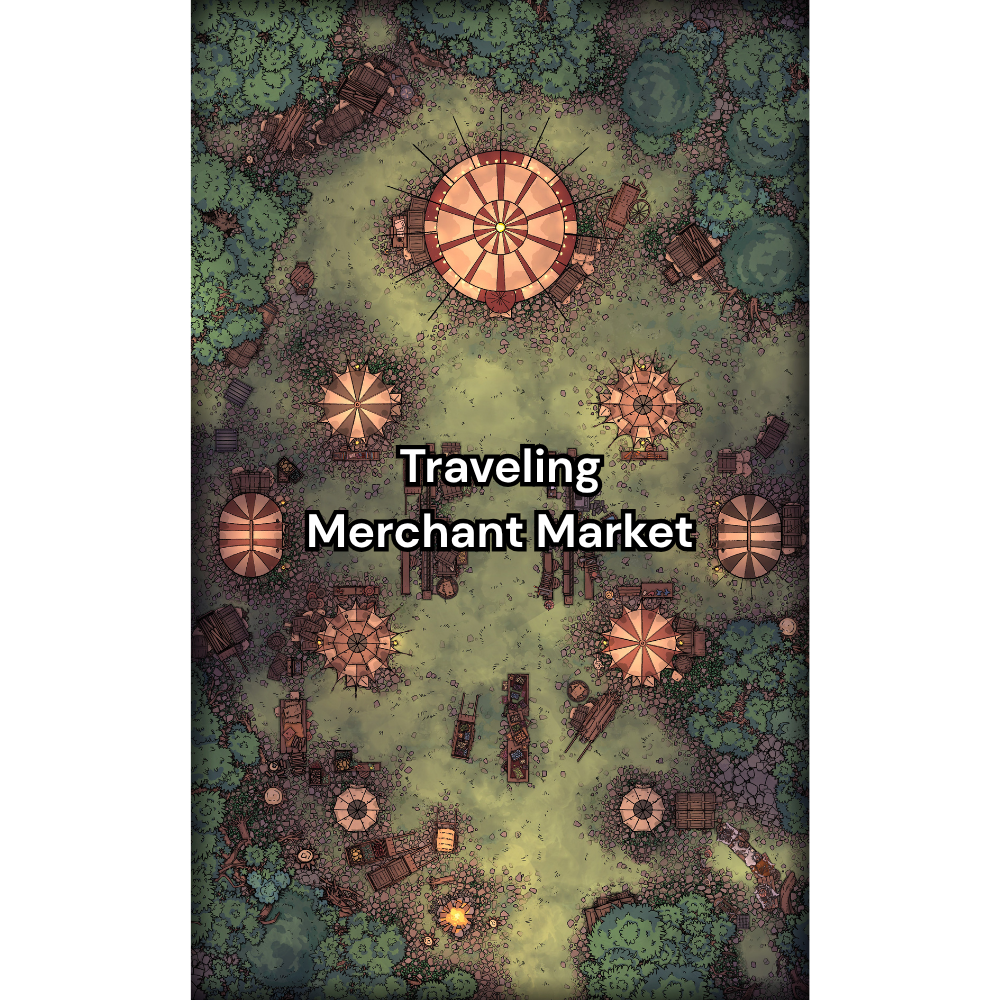 Festival Fairgrounds RPG Battlemap Pack [26x42]
