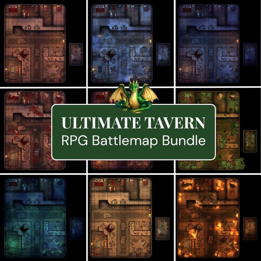 Ultimate Tavern Battle Map Bundle [20x20]