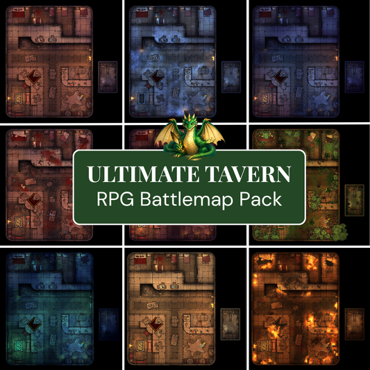 Ultimate Tavern Battlemap Pack [20x20]